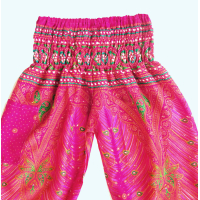Kinderbroek XL kids Peacock roze